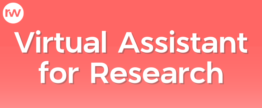 Virtual Assistant for Research RemoteWork.ph