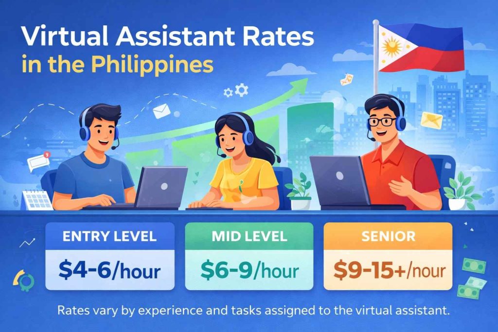 VIRTUAL ASSISTANT RATES IN THE PHILIPPINES