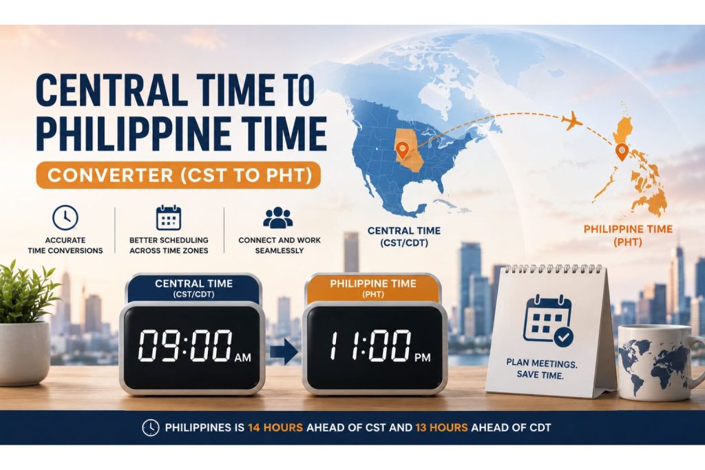 Central Time to Philippine Time Converter (CST to PHT)